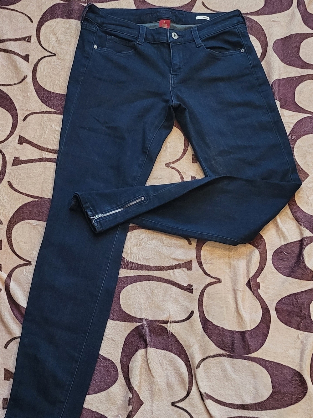 Arizona Jeans Blue Dark Wash Denim Jegging Stretch Mid Rise 5-Pocket NWOT